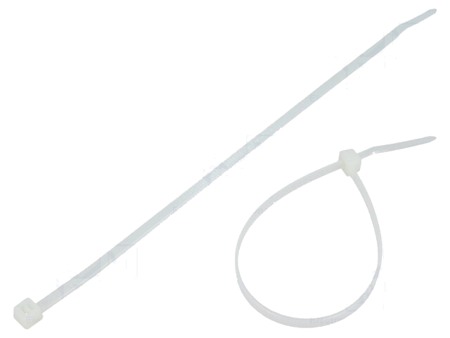 Kabelbinder; L: 180mm; W: 3,6mm; polyamide; 177N; natuurlijk Kabelbinder; L: 180mm; W: 3,6mm; polyamide; 177N; natuurlijk